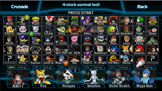 Super Smash Bros. Crusade - Play Super Smash Bros. Crusade Online on  KBHGames