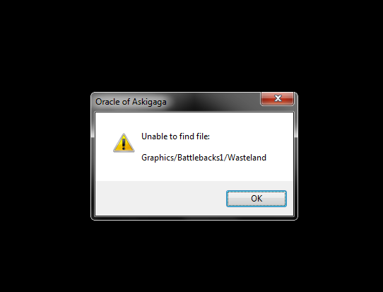 File load unable. Unable. Unable to find file Audio/se/002-system02. Error unable.