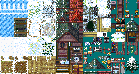 rpg maker vx ace winter tileset