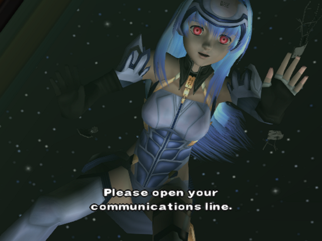 KOS-MOS Backside Art - Xenosaga Episode II Art Gallery